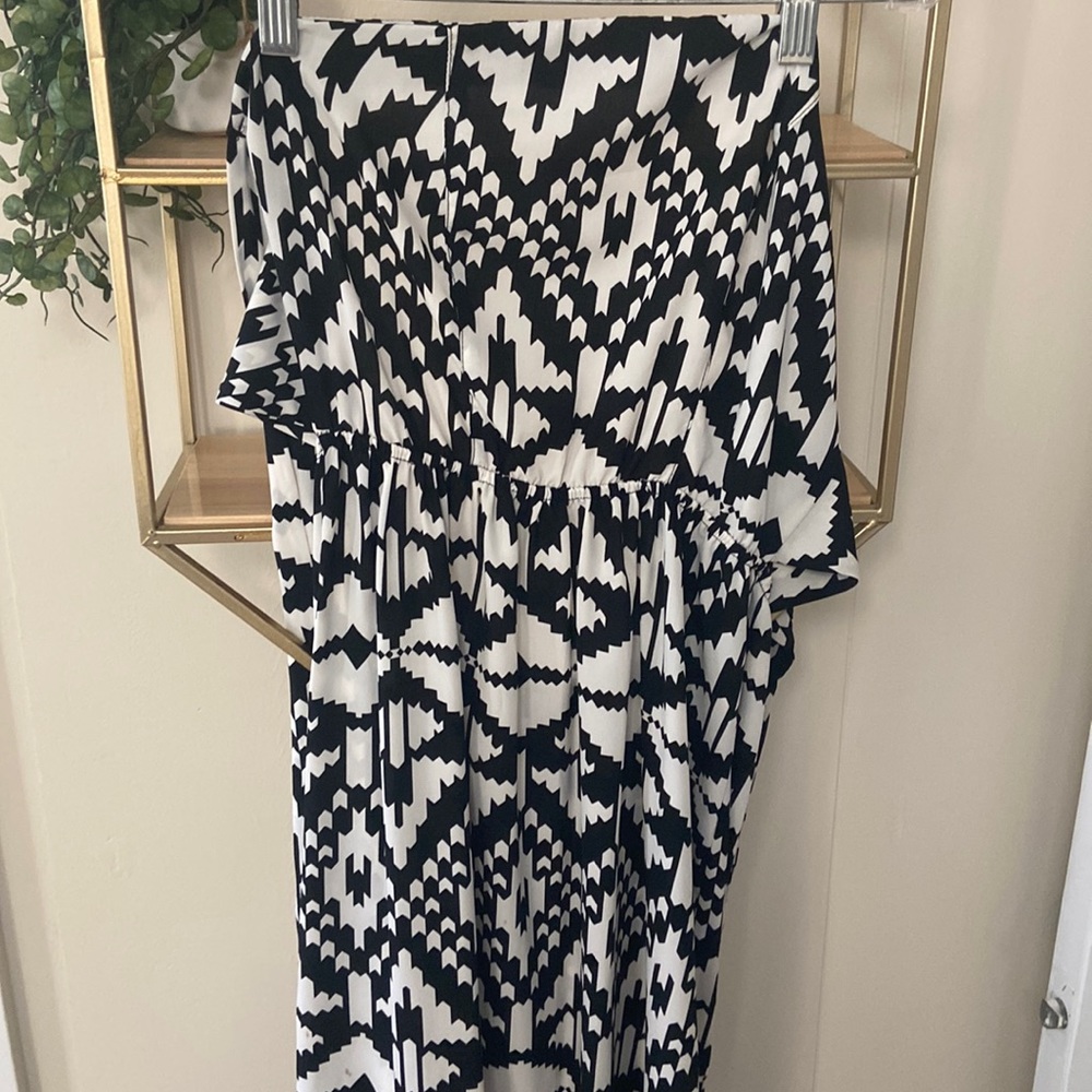 Strapless maxi dress